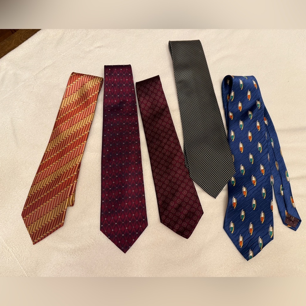 Elegant Men's Tie Set - Multicolor